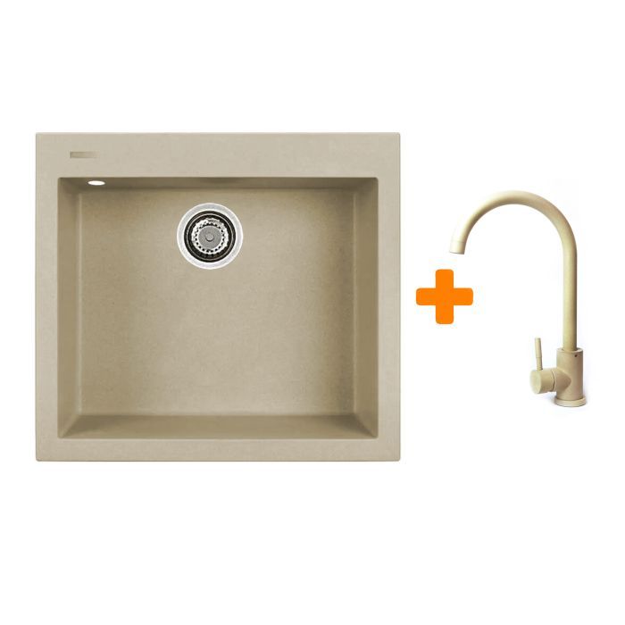 Мойка кухонная Adamant Univer Сахара + змішувач (4824296912102)
