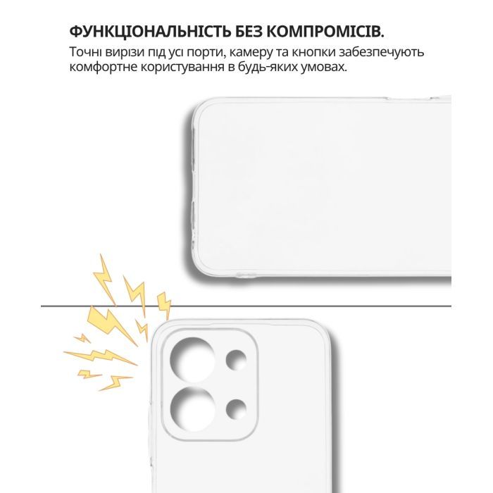 Чехол для мобильного телефона BeCover Silicone Poco C85 4G Black (714675) изображение 5