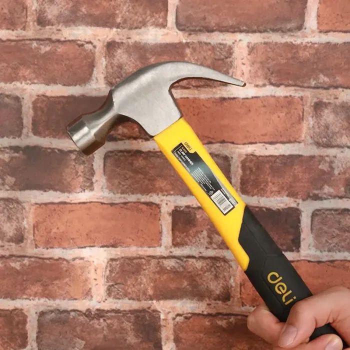 Молоток Deli столярний Carbon Steel 226 г (EDL5001) зображення 3
