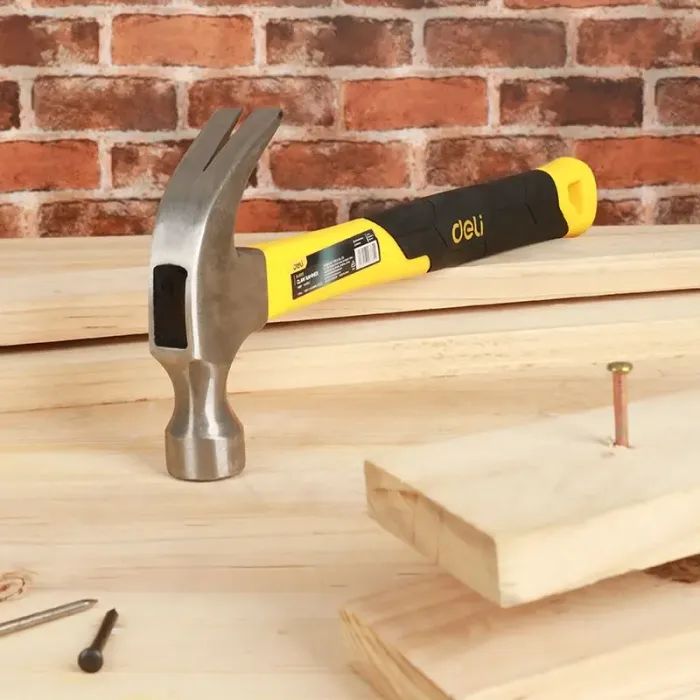 Молоток Deli столярний Carbon Steel 226 г (EDL5001) зображення 5