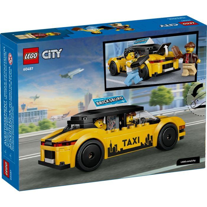 Конструктор LEGO City Желтое такси (60487) изображение 7