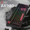 Клавіатура Ajazz AK980 Red Switch USB UA Black (AK980-R-BR) зображення 6