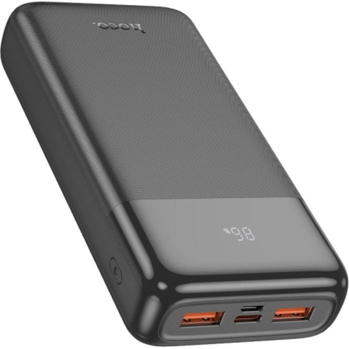 Батарея універсальна HOCO 20000mAh, PD/20W, 22.5W, Black (J121A / 42069)