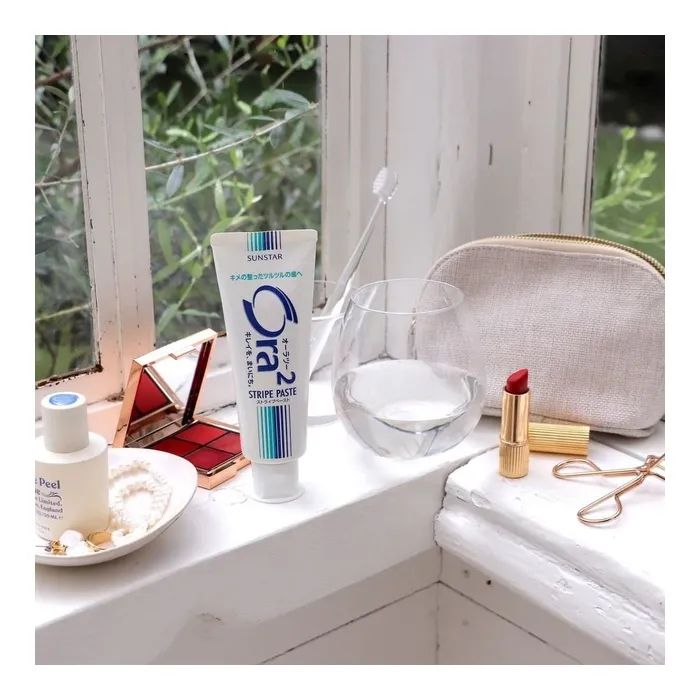 Зубная паста Sunstar Ora2 Stripe Paste Двойной кальций 140 г (4901616009356) изображение 3