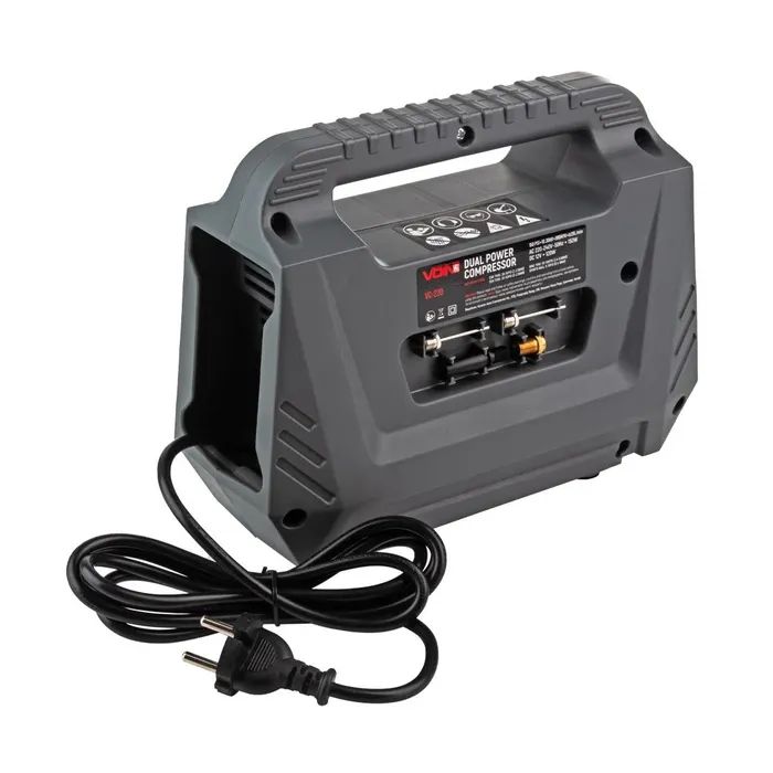 Автомобільний компресор VOIN VC-220 116psi/10А/25л (VC-220 AC /DC) зображення 2