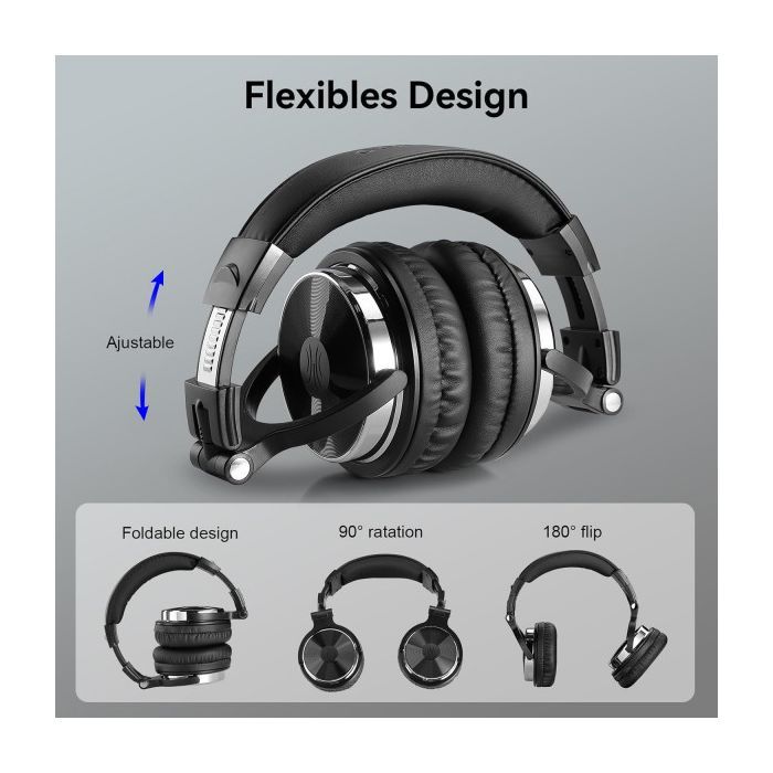 Наушники OneOdio Pro 10 3,5мм/6,35мм Black (Pro 10 Black) изображение 4