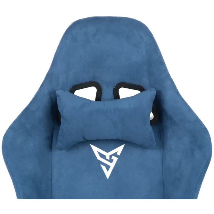 Кресло игровое Аклас Герц RL (Бархат Светло-синий) (00160348) изображение 11