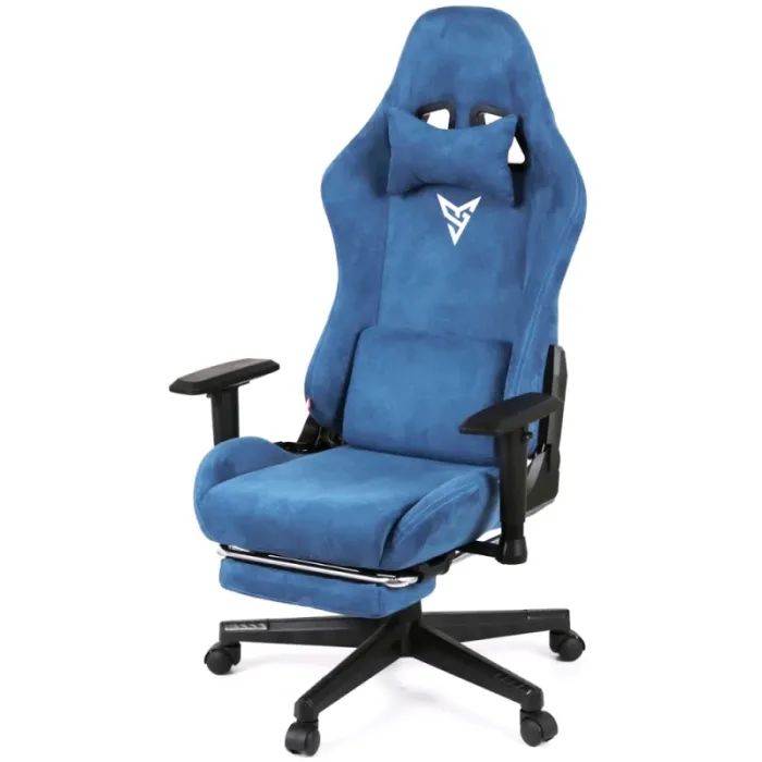 Кресло игровое Аклас Герц RL (Бархат Светло-синий) (00160348)