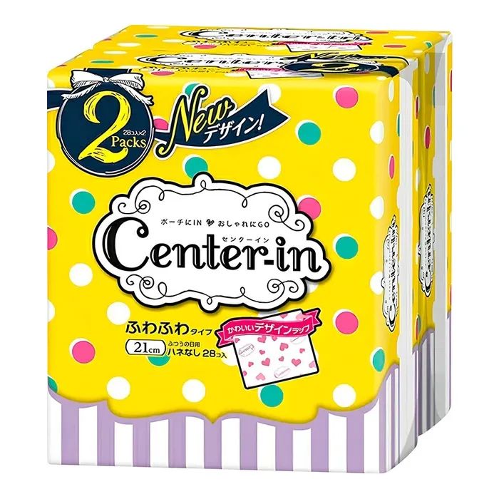 Гигиенические прокладки Unicharm Center-In Soft and Fluffy Day Use 56 шт (4903111367801)