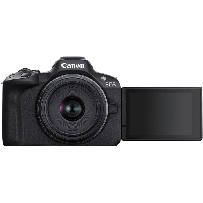 Цифровой фотоаппарат Canon EOS R50 + RF-S 18-45 IS STM + RF 75-300 Black (5811C150BA) изображение 7