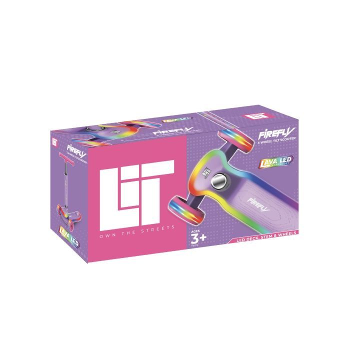 Самокат LiT Firefly LAVA LED - Purple (LT-7007-PUR) зображення 4