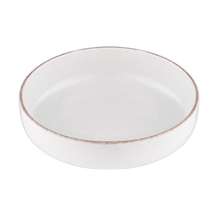 Тарілка Ardesto Lazio, 730мл, 18.5см, кераміка, білий (AR1518W)