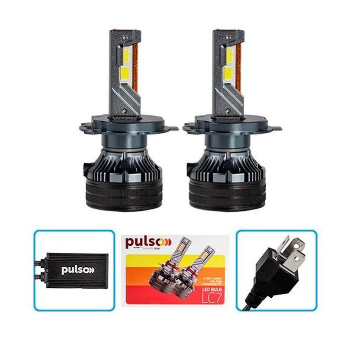 Автолампа PULSO LED-chips Customized CSP/9-30V/2*85W/20000Lm/6000k (LC7-H4) зображення 2