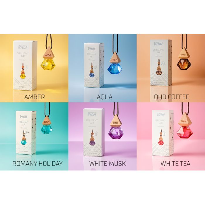 Ароматизатор для автомобіля VITOL Air White Musk 8мл (VBA05) зображення 11
