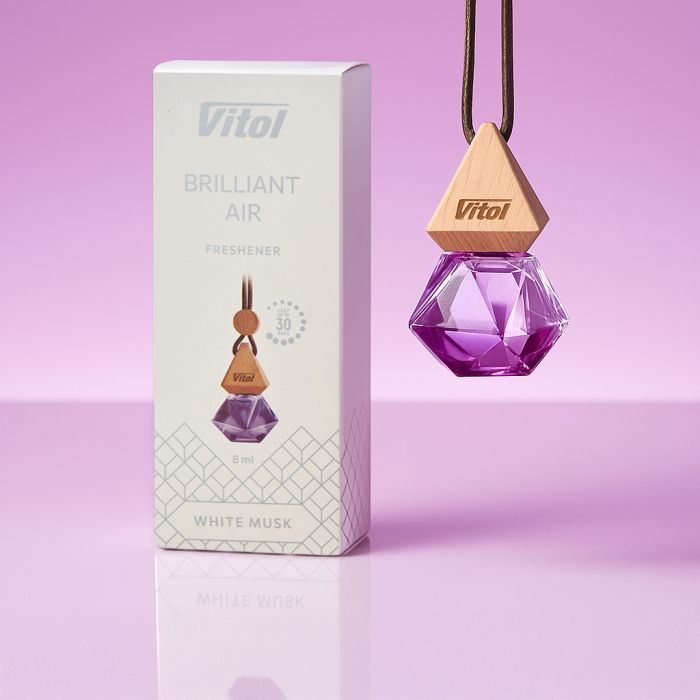 Ароматизатор для автомобіля VITOL Air White Musk 8мл (VBA05) зображення 2