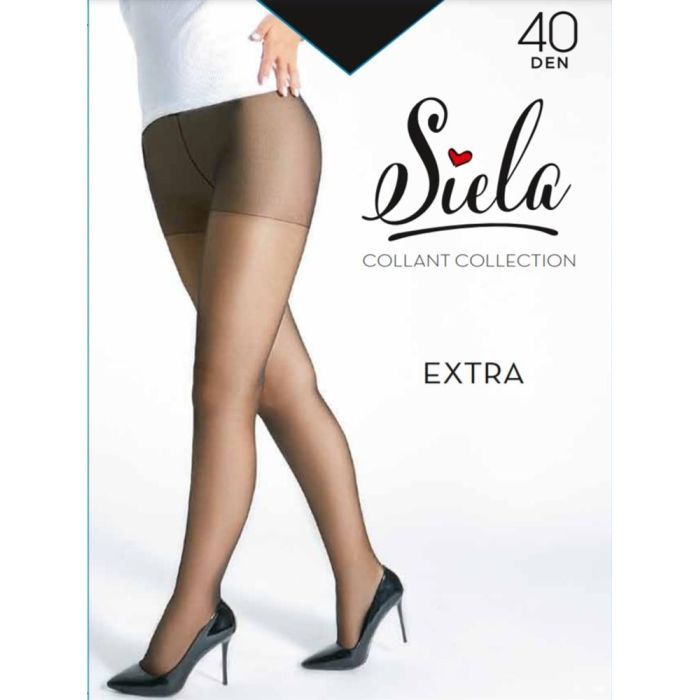Колготы Siela Extra 40 Den Nero - 6 (XXL) (4823102986807)