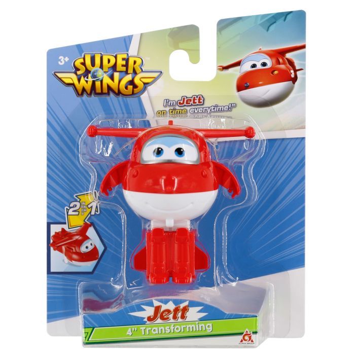 Фигурка Super Wings трансформер Transforming Джетт (Jett), 10 см (EU780621) изображение 2