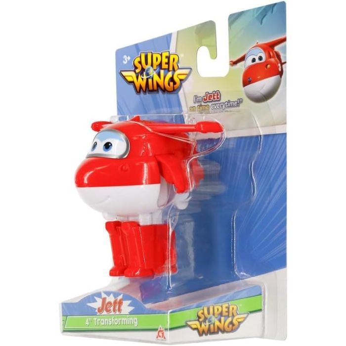 Фигурка Super Wings трансформер Transforming Джетт (Jett), 10 см (EU780621) изображение 4