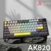 Клавіатура Ajazz AK820 Sea Salt Switch RGB USB-C UA Black (AK820-SS-BGY) зображення 6
