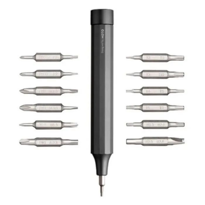 Отвертка Xiaomi HOTO Precision Screwdriver, биты 24 шт., Gray (QWLSD004)