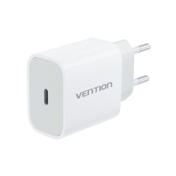 Зарядний пристрій Vention 1xUSB-C PD20W + cable USB-C to Lightning white (G17W0-EU) зображення 2
