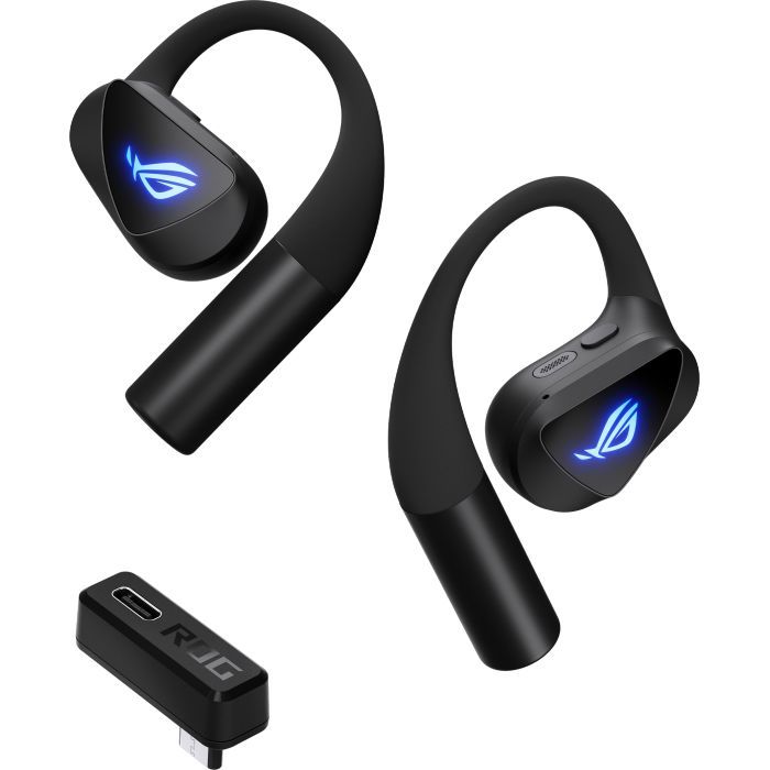 Наушники ASUS ROG Cetra Open Wireless/Bluetooth Black (90YH0450-BTUA00) изображение 2