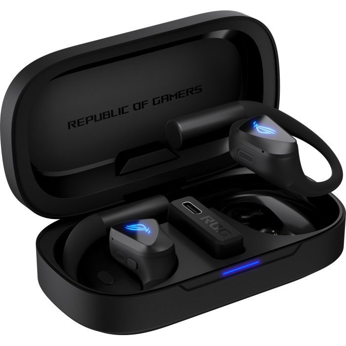 Наушники ASUS ROG Cetra Open Wireless/Bluetooth Black (90YH0450-BTUA00) изображение 8