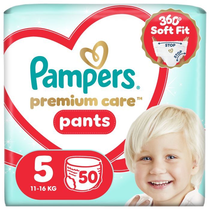 Подгузники Pampers Premium Care Pants Розмір 5 (11-17 кг) 80 шт (8006530320153)