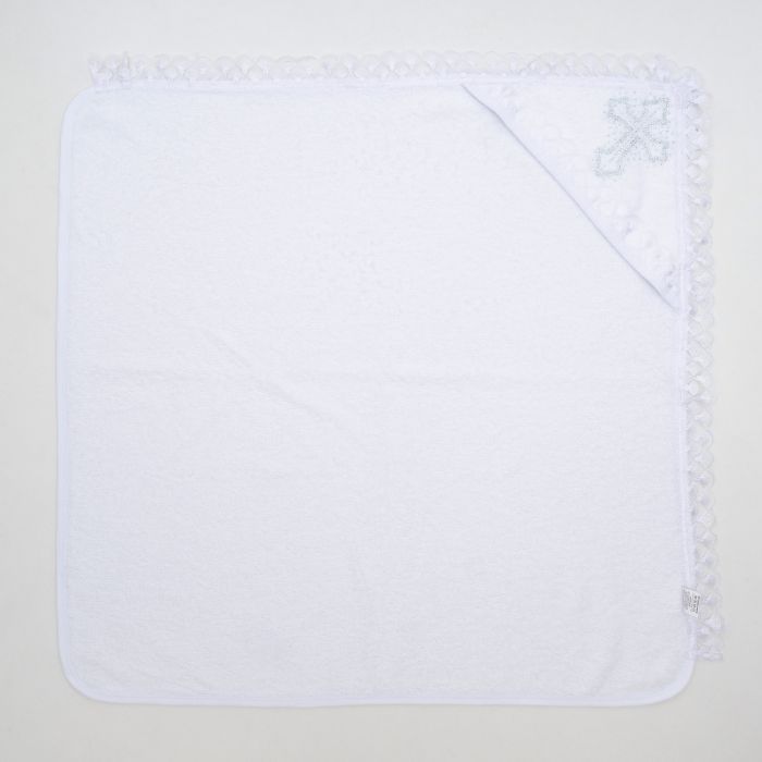 Крыжма детская Mille с крестиком (7701-white) изображение 4