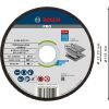 Круг отрезной Bosch Professional, для нержавеющей стали и металла, 125×1×22.23 мм, 100 шт (2.608.626.113) изображение 3