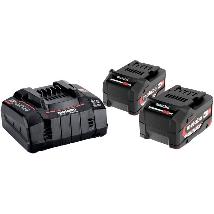 Набір акумулятор + зарядний пристрій Metabo 18V, 2×5.2Ah, ЗП (685051000)