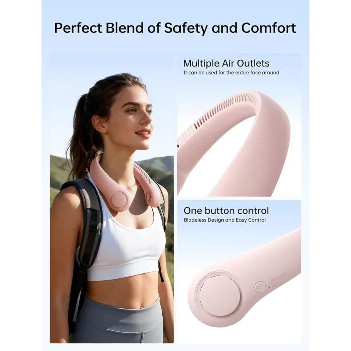 Вентилятор Jisulife Neck Fan Life3 FA14 blue зображення 3