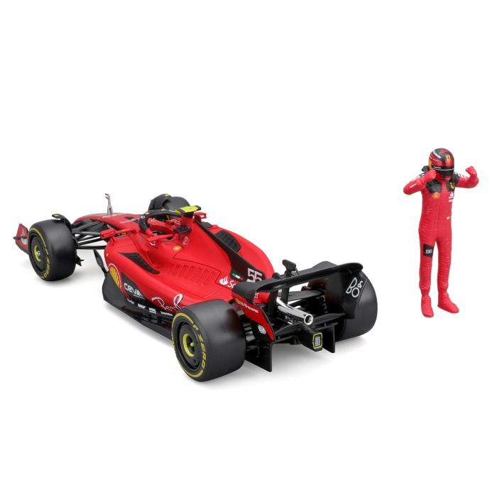 Масштабна модель автомобіля Bburago Автомодель з фігуркою - Ferrari SF-23, 1:24 (18-26809) зображення 10