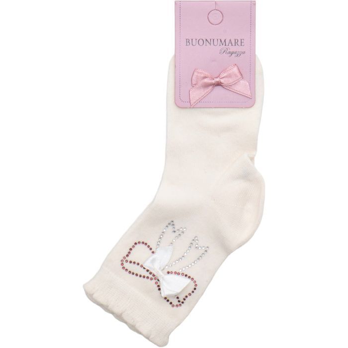 Носки детские UCS Socks с бантиками (M0C0102-0808-7-beige)
