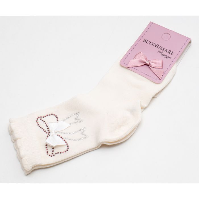 Носки детские UCS Socks с бантиками (M0C0102-0808-7-beige) изображение 2