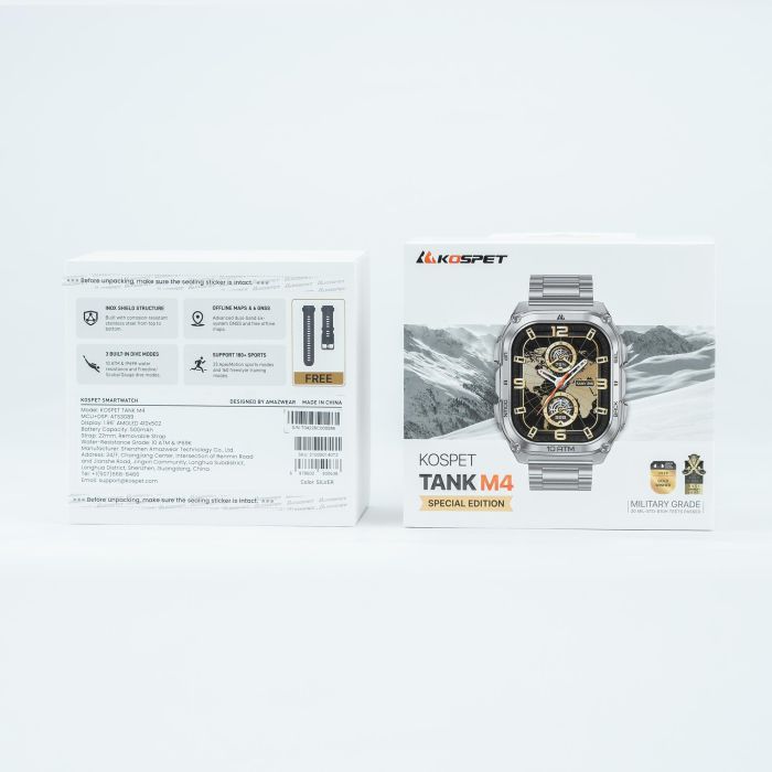 Смарт-годинник KOSPET TANK M4SE BLACK (6978602500645) зображення 10