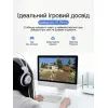 Патч-корд 10м, UTP cat 7 RJ-45 flat black Vention (ICABL) изображение 3