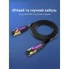 Патч-корд 10м, UTP cat 7 RJ-45 flat black Vention (ICABL) изображение 6