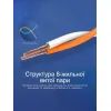 Патч-корд 10м, UTP cat 7 RJ-45 flat black Vention (ICABL) изображение 8