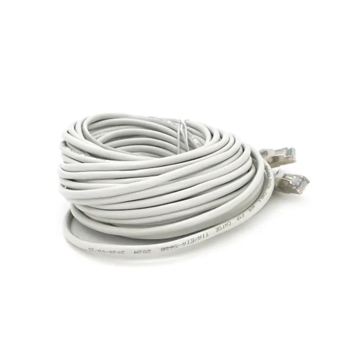 Патч-корд 15м FTP cat.5e, CU, RJ45, grey Merlion (PCM-CU-5E/15G)