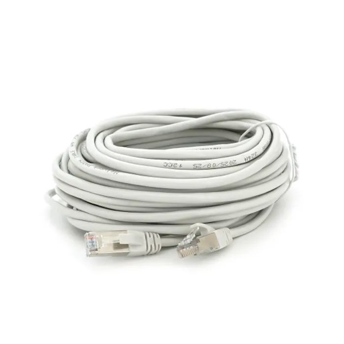 Патч-корд 15м FTP cat.5e, CU, RJ45, grey Merlion (PCM-CU-5E/15G) изображение 2