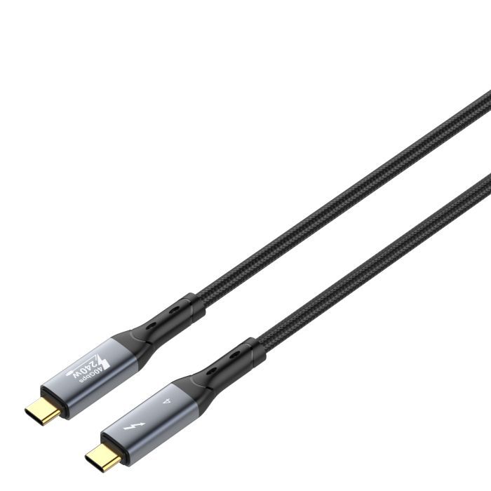 Дата кабель USB-C to USB-C 1.0m USB4.0 PD3.1 240W LDNIO (TC11c) изображение 2