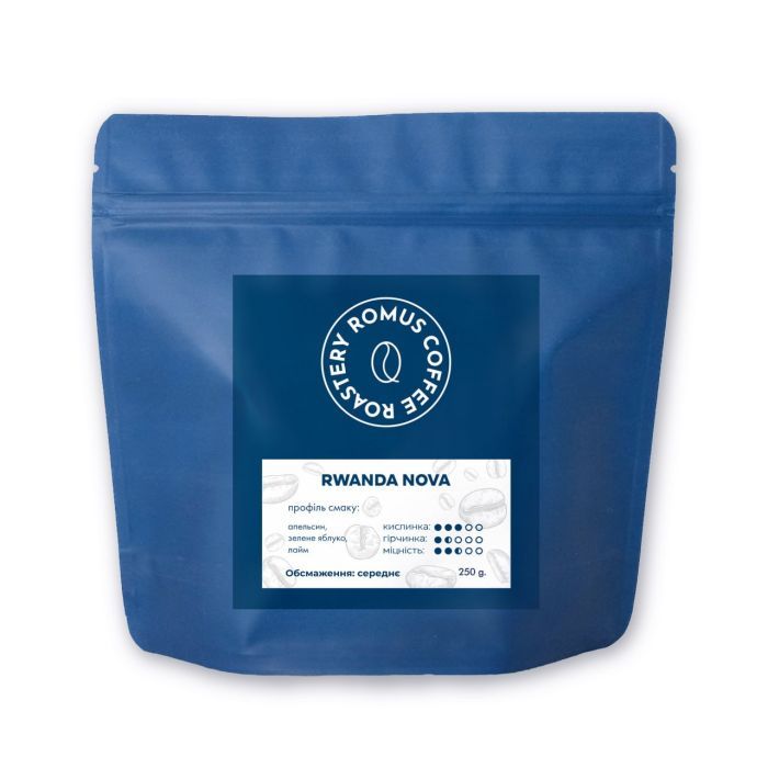 Кофе Romus Coffee Roastery Rwanda Nova в зернах 250 г (1691243)