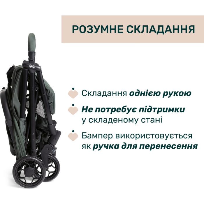 Коляска Chicco Urbino Хакі (8058664182022) (87138.75) изображение 5