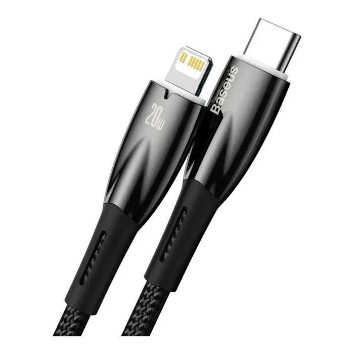 Дата кабель USB-C to Lightning 1.0m 20W black Baseus (CADH000001) изображение 2