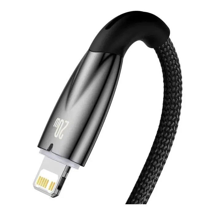 Дата кабель USB-C to Lightning 1.0m 20W black Baseus (CADH000001) изображение 3