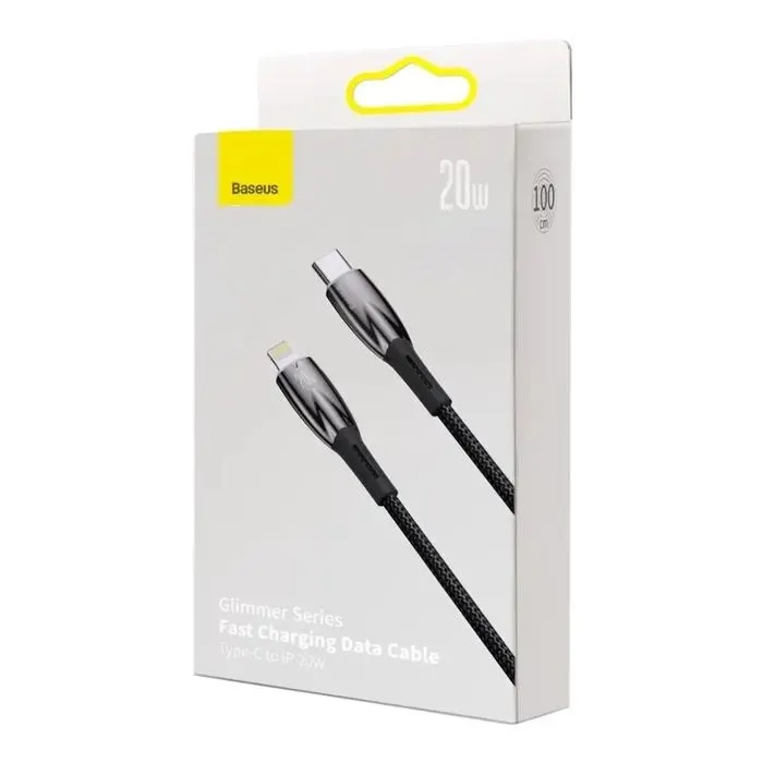 Дата кабель USB-C to Lightning 1.0m 20W black Baseus (CADH000001) изображение 6