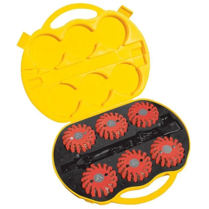 Фонарь Mactronic Комплект M-Flare (65 Lm) Red Magnet Synch Recharg 12/220V (PSD0017) (DAS303751)