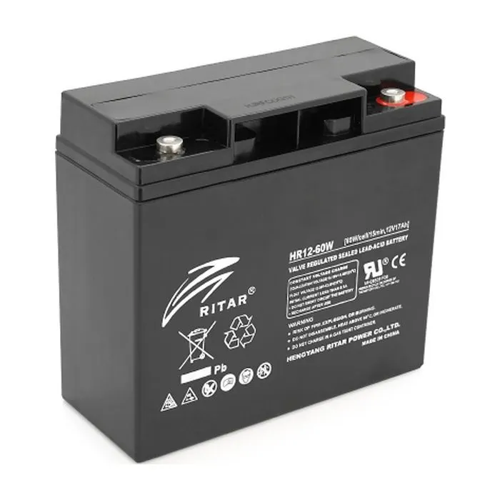 Батарея до ДБЖ Ritar HR12-60W, 12V 17.0Ah (HR1260B)