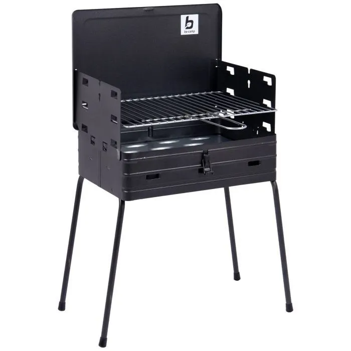 Гриль-барбекю Bo-Camp вугільний Suitcase Model Black (8130030) (DAS303886)